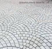 Wholesale Mix Color Granite Paver Pattern on Mesh Paving ...