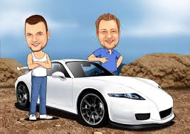 Sie Dir Den Wagen An Karikatur Karikaturen Karikaturen Zeichnen