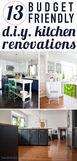 affordable diy kitchen renovation ideas