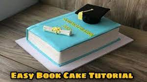 I found a book in our collection our. Easy Textbook Cake Ideas Graduation Cake Daily Cake Tv Youtube