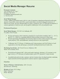 Maybe you would like to learn more about one of these? Social Media Manager Resume Template Ms Word Word Excel Examples