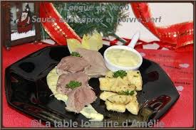 Langue De Veau Sauce Aux Capres Et Poivre Vert Au Tm 31 Ou Pas Sauce Aux Capres Recette Veau Plat Sans Viande