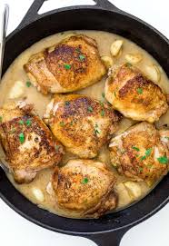 Chicken With 40 Cloves Of Garlic Switch Milk To Heavy Cream Switch Flour To Xantham Gum Garlic Chicken 40 Clove Garlic Chicken Recipes