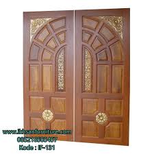Berikut beberapa model pintu utama rumah minimalis dengan desain daun double kupu tarung dan sliding: Kusen Pintu Kupu Tarung Jati Terbaru Jual Kusen Pintu Murah Ikhsan Furniture Jepara
