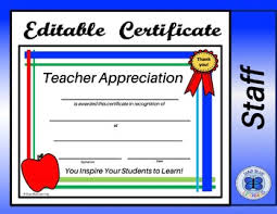 We wanted to give you a fun selection of notes, cards and awards for your child to present to their teacher. Teacher Appreciation Certificates Worksheets Teaching Resources Tpt