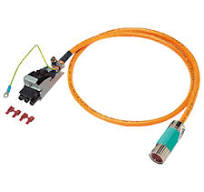 Siemens MOTION-CONNECT® 800 PLUS 6FX80025CN641AJ0 Pre-Assembled Power  Cable, 600/1000 VAC, (4) 10 sq-mm, 8 m L