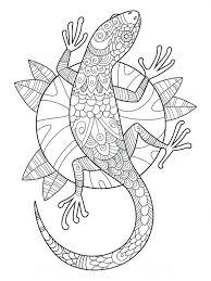 Printable Lizard Coloring Pages Pdf Free Coloring Sheets Mandala Coloring Pages Coloring Books Antistress Coloring
