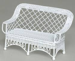 Bar Harbor Sofa White Mary S Dollhouse Miniatures Furniture Miniature Furniture White Sofas