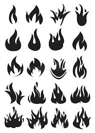 Black And White Flames Vector Pin On Vintage Vectors Graphics Design