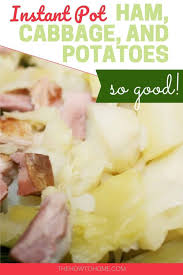 Ham Cabbage Potatoes Easy One Pot Meal Recipe Ham And Cabbage Cabbage And Potatoes Ham And Cabbage Recipe