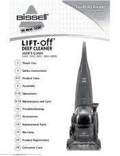 Bissell Proheat Troubleshoot Manual Bissell Lift Off Deep Cleaner User Manual Pdf Download Manualslib