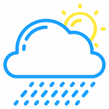 Cloud Day Showers Sun Weather Icon Download On Iconfinder In 2020 Weather Icons Icon Clouds