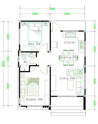 Plan de maison à étage avec 6 chambres. Plan Maison 6 5 X 8 5 Avec 2 Chambres Site Specialise Dans L Ingenierie Civile L Architecture
