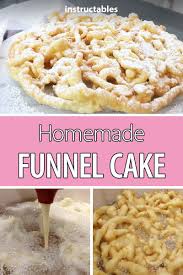 The Perfect Funnel Cake Fun Fair Food Fair Food Recipes Funnel Cake Homemade Funnel Cake