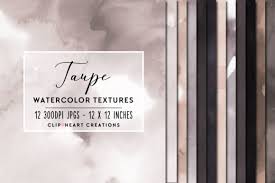Get vector graphics and designs! 1 Taupe Watercolor Designs Graphics