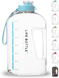 Apr 12, 2020 · water recommendations: Amazon Com Life Bottle Time Marked Water Bottle 1 Gallon Water Bottle With Time Marker Extra Large Water Bottle Water Jug Helps You Drink More Water Bpa Free Water Bottle With