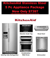 Kitchenaid Complete Kitchen Appliance Package Deal Appliance Package Deals Kitchen Appliance Packages Appliance Warehouse