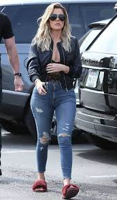 @khloekardashian that skate outfit and those green nails have you looking like cat woman!! 40 Best Of Khloe Kardashian Outfits Outfit Fashion