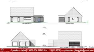 Jg Dessin Architectural Facades Pour Permis De Construire Pcmi D Une Maison Bbc Batime Permis De Construire Maison Bbc Constructeur De Maison Individuelle
