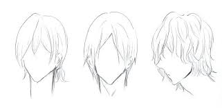 Cara Menggambar Rambut Manga Cowok Mayagami Rambut Manga Cara Menggambar Gambar