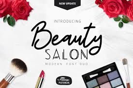 Get an unrestricted access to all the blog and those extraodinary functions that can help your business grow in a continuously changing. Beauty Salon Schriftarten Von Yandidesigns Creative Fabrica