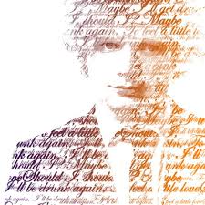 Graphics Ed Sheeran Typography By Yvonnemasters On Deviantart Typography Portrait Typography Ed Sheeran