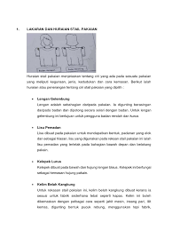 Pangkal belah kukuh dan tidak berkedut. Laporan Amali Jahitan