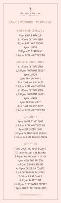 Party planning sheet under fontanacountryinn com. A Sample Wedding Day Timeline Doltone House Venue Catering