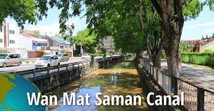 Terusan itu mula dibina pada 13 ogos 1885 dan siap sepenuhnya pada 1895 atas. Wan Mat Saman Canal Alor Setar