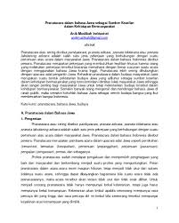 Check spelling or type a new query. Contoh Pranatacara Bahasa Jawa 17 Agustus Sekali