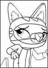 The design is sized on an 8.5 x 11 page. Coloring Pages Rainbow Butterfly Unicorn Kitty L0