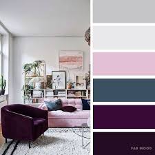 Cashmere Rose Purple And Grey Color Inspiration Color Palette Bedroom Colors Purple Best Bedroom Colors Living Room Color Schemes