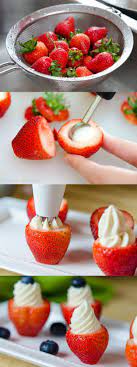 19 Stuffed Strawberries You Need In Your Mouth Easy Summer Dessert Recipes Desserts Summer Dessert Recipes