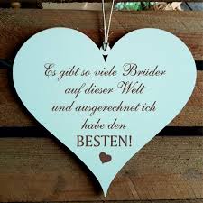 Schild Herz Mit Spruch Bester Bruder Der Welt 13 X 12 Cm Dekolando Com