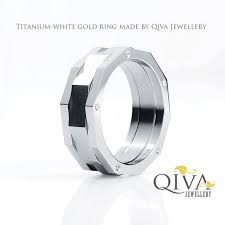 Unique Masculine Mens Ring Wedding Band 10 Diamonds Titanium White Gold Palladium Platinum Handmade Rings Mens Wedding Bands Rings For Men Wedding Ring Bands