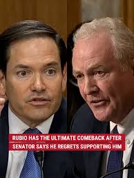 Marcus Rubio Tells Senstor Off