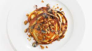 The Blueberry Blossom Pancake Recipe Pancake Recipe Bon Appetit Recipes Blueberry Recipes