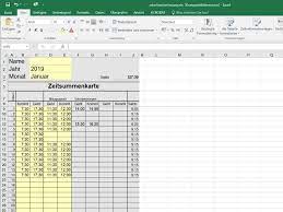 Anordnung von überstunden in eilfällen. Excel Vorlagen Zeiterfassung Kostenlos