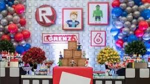 Piñata roblox robolox party in 2019 birthday party. Fiesta Tematica De Roblox Party Decoracion Youtube