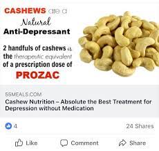 Cashews The Lords Antidepressant Wowthanksimcured