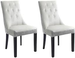 Rv Astley Addie Grey Fabric Dining Chair Pair Dining Chairs Fabric Dining Chairs Furniture Uk