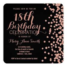 18th Birthday Black And Rose Gold Themed Party Pin By Gaetana Scalzi On Inviti 7 Agosto In 2020 Birthday Invitations Diy Girl 18th Birthday Party Ideas For Girls 18th Birthday