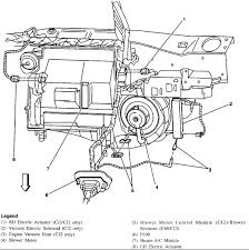 Diagram Of The Vacuum Hose For The Ac