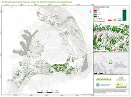 Click full screen icon to open full mode. Centre For Econics And Ecosystem Management Map Of Romanian Potential Primary Forests