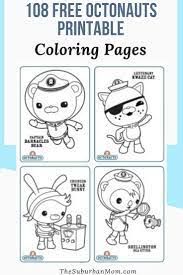 108 Free Octonauts Printable Coloring Pages Thesuburbanmom Printable Coloring Pages Octonauts Creative Activities For Toddlers