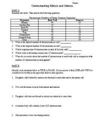 The text includes interesting applications and conveys the major themes of biology, with content that is meaningful and easy to understand. Free 9 12 Worksheet Provides Students An Opportunity To Check Their Knowledge Of Mitosis And How It Compares With M Mitosis Meiosis Persuasive Writing Prompts
