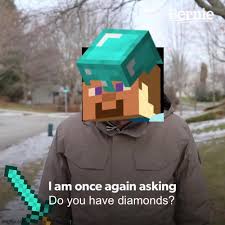When i posted this 3 years ago, i never knew that 11 year old me would become a meme. Minecraft Diamond Memes Gifs Imgflip
