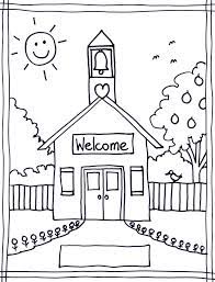 Signup to get the inside scoop from our monthly newsletters. Back To School Coloring Pages Schoolhouse Coloring Page Coloring Pages Pictures I Kindergarten Coloring Pages School Coloring Pages Kindergarten Colors