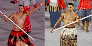 The taekwondo practitioner now starts to learn cross country ski. Winter Olympics 2018 Tonga S Pita Taufatofua Repeats Rio Olympics Topless Act At Pyeongchang Opening Ceremony Sports News Firstpost