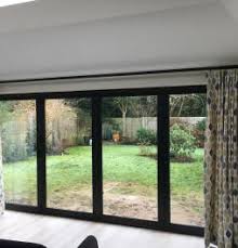 Passing brackets cannot be used with eyelet curtains. Bespoke Bay Bi Fold Eyelet Poles Creative Curtains Interiors